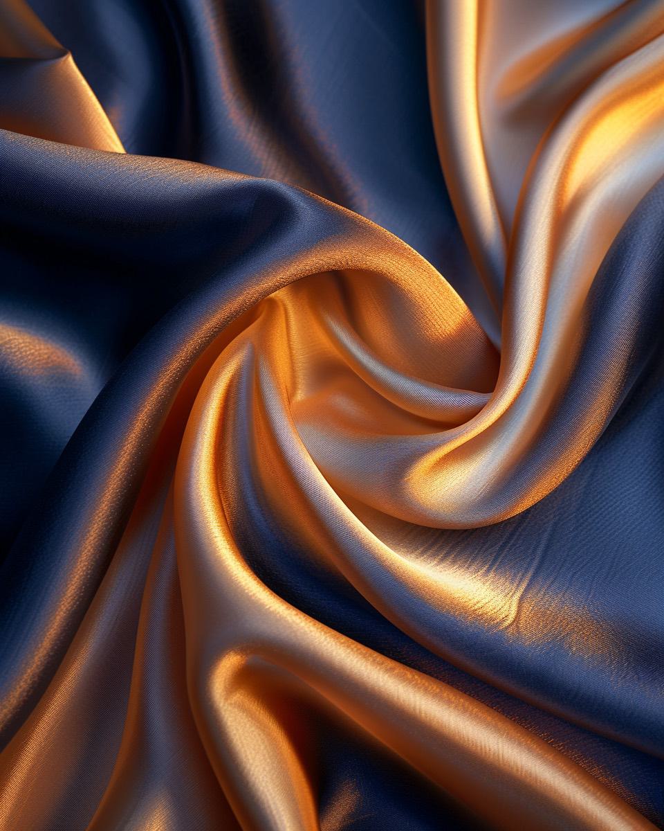 Cream silk folded softly against shadow